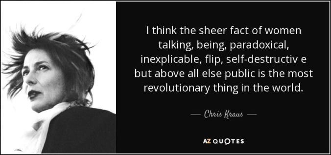 Chris Kraus quote